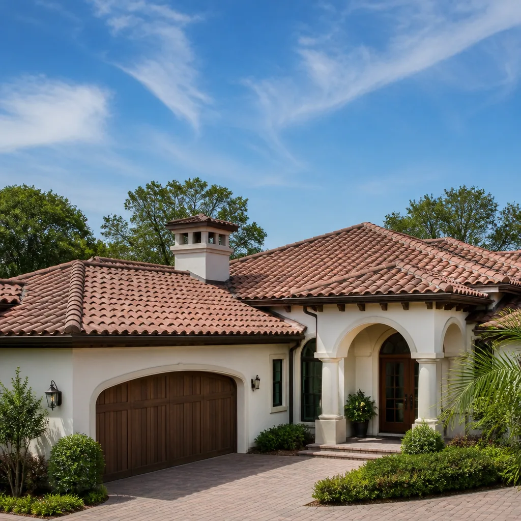 Tile roofing